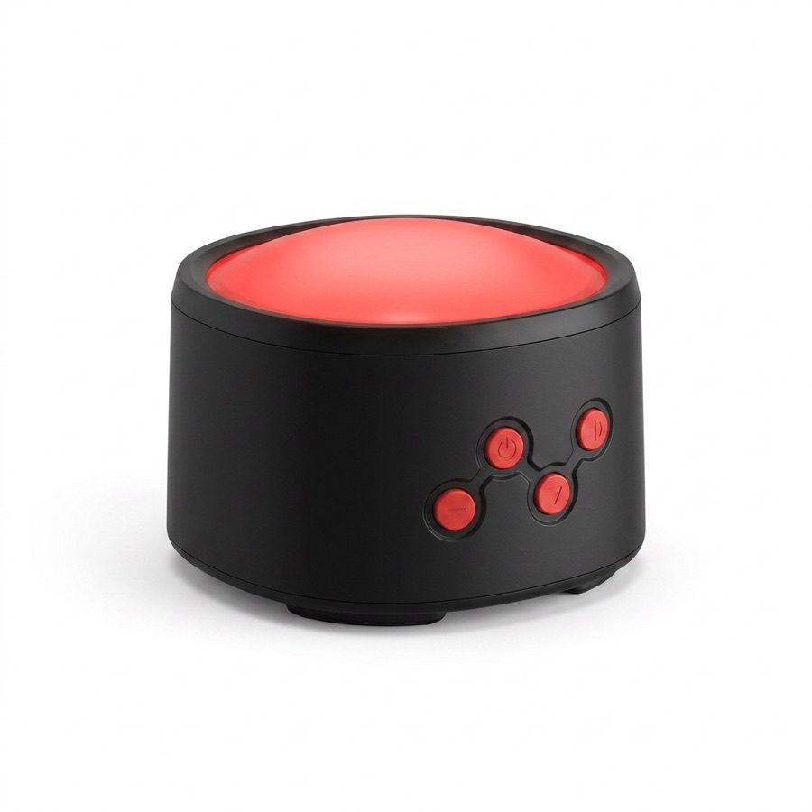 2-in-1 red light therapy sleep device with white noise