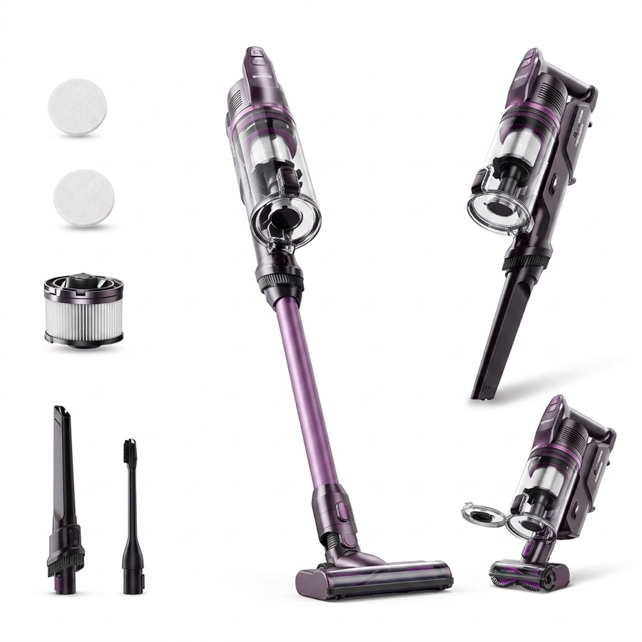 cordless stick vacuum with attachment set