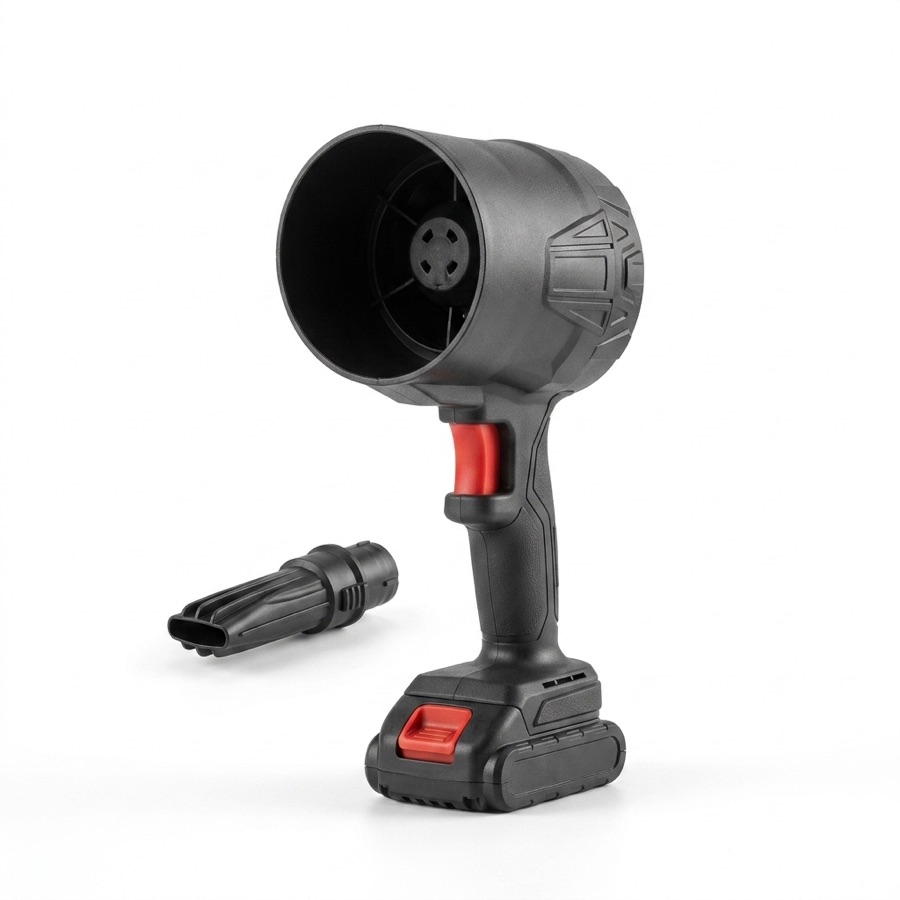 cordless handheld leaf blower with slide-in battery pack