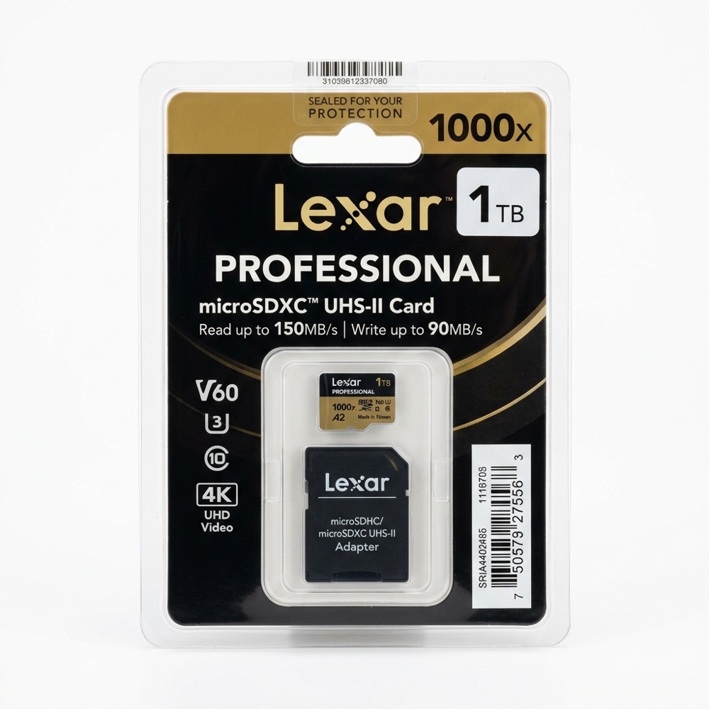microsd memory card in retail blister pack