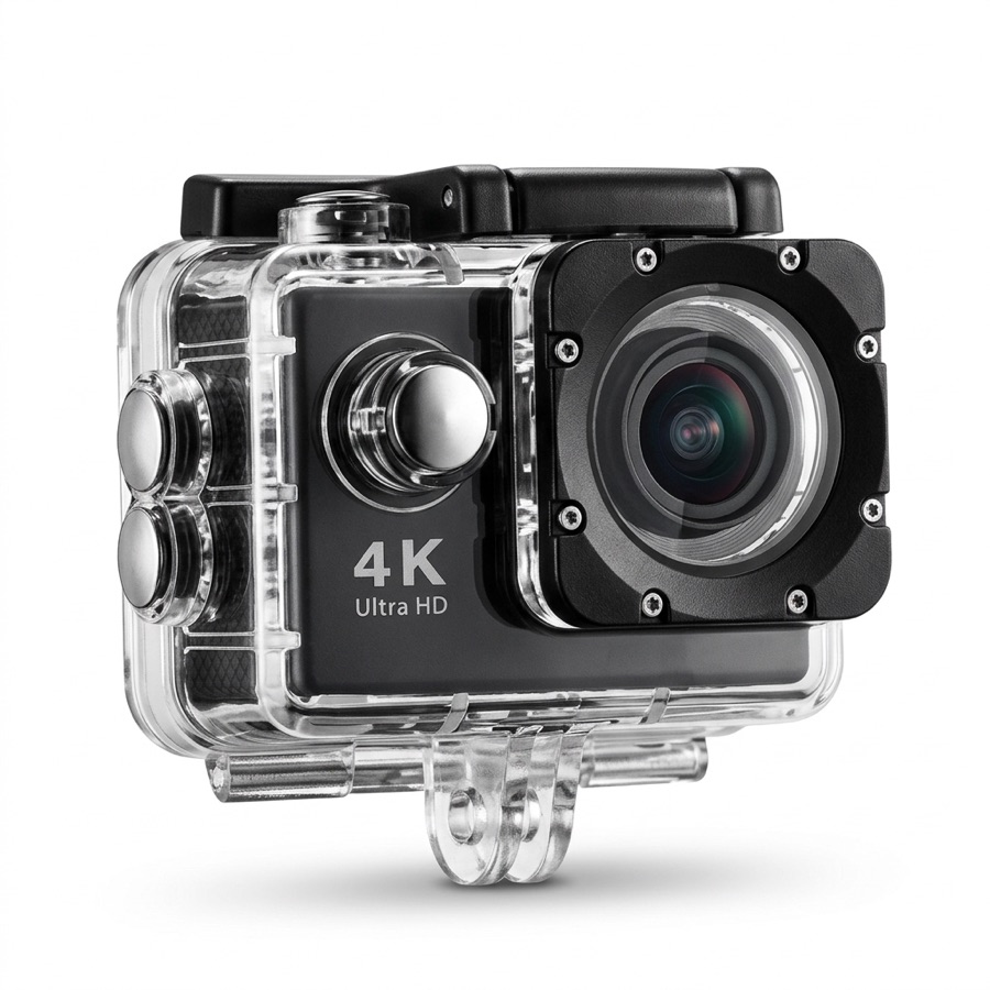 nortech 3 pro 4k action camera with waterproof case